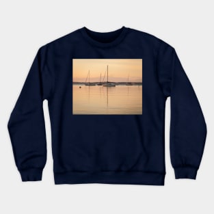 Sunrise Sailboats at Anchor Crewneck Sweatshirt